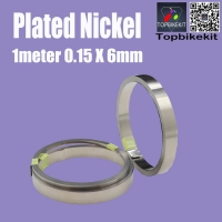 1m 0.15*6mm Ni plate nickel strip tape for 18650 Li-Ion battery spot welding