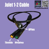 1-2 extend cable ebike waterproof cable 60cm for meter and throttle