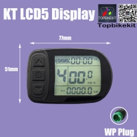 KT-LCD5 LCD Meter Display with Julet 5Pins Waterproof Plug for Ebike