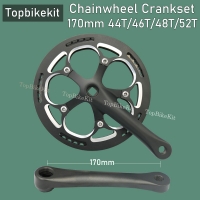 44T/46T/48T/52T Single Speed Chainwheel Chainring Crankset 170mm