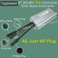 T12S 36V/48V750W-1000W 30A KT Sine Wave Controller with Julet Waterproof Connector